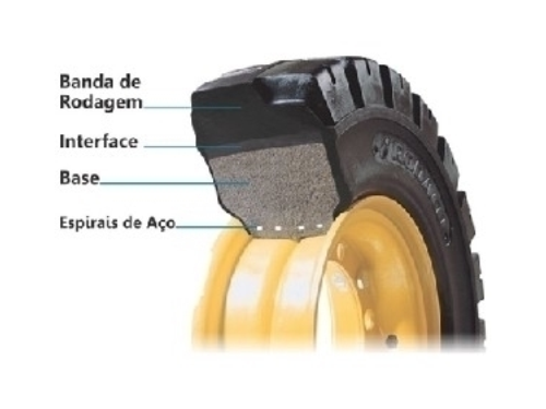 Miniatura - PNEU MACIÇO 6.00-9 4,0 MIL RODACO CONFORT